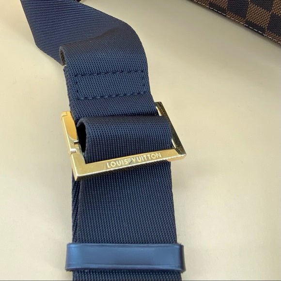 LOUIS VUITTON Damier Ebene Geronimos Waist Bag