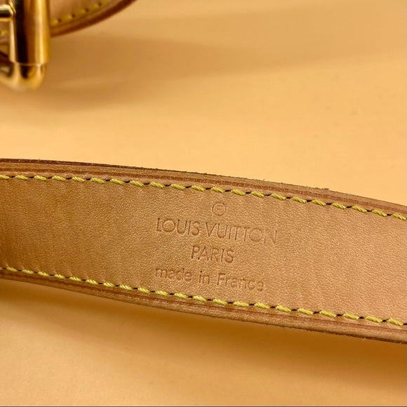LOUIS VUITTON Denim Monogram Denim Baggy GM Bag