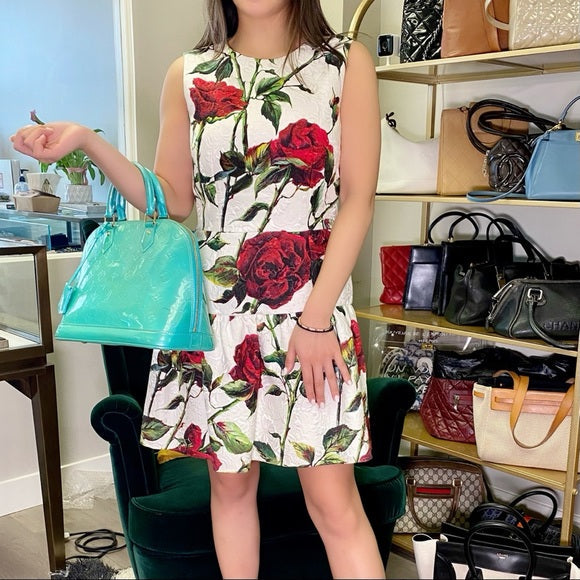 LOUIS VUITTON Alma BB Mint Green monogram