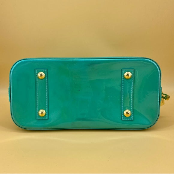 LOUIS VUITTON Alma BB Mint Green monogram