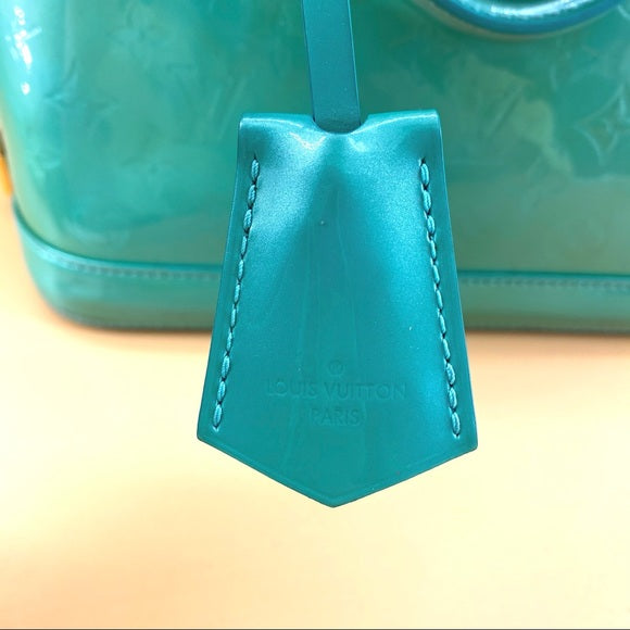 LOUIS VUITTON Alma BB Mint Green monogram