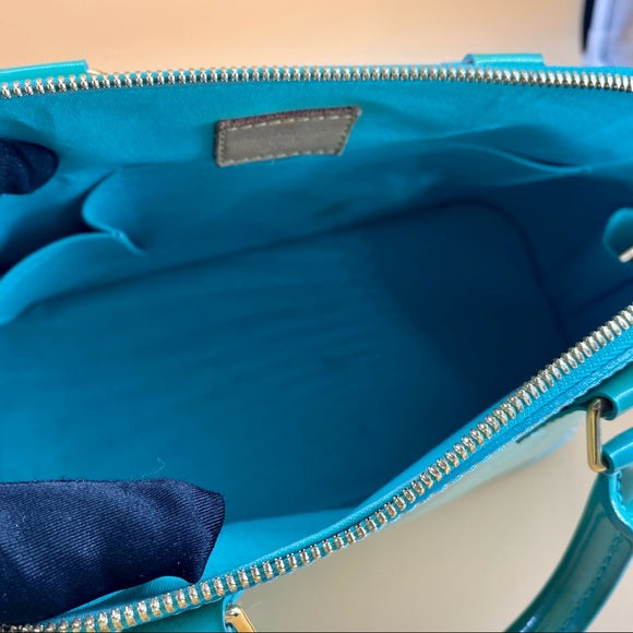 LOUIS VUITTON Alma BB Mint Green monogram