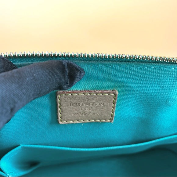 LOUIS VUITTON Alma BB Mint Green monogram