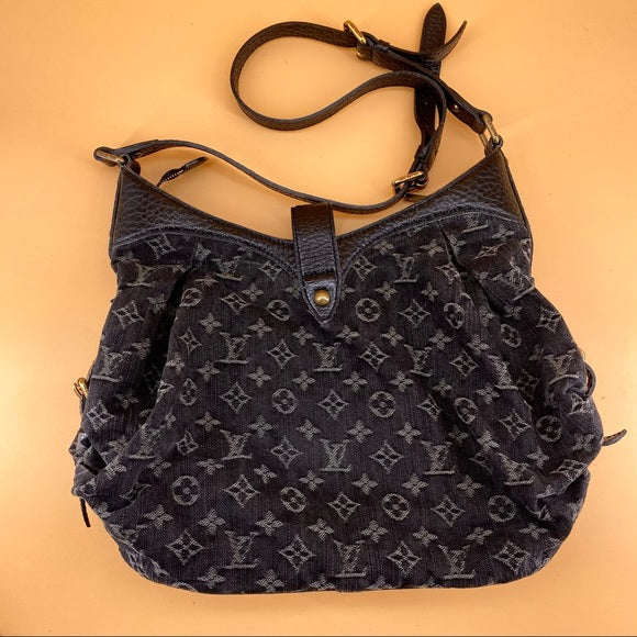 LOUIS VUITTON Denim Mahina XS Black