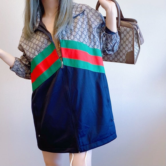 GUCCI Multicolor Oversized Technical Track Jacket