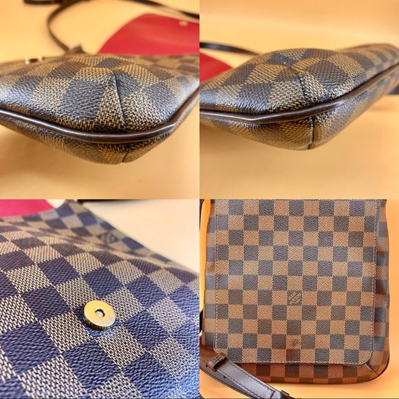 LOUIS VUITTON Damier Ebene Musette Salsa Bag