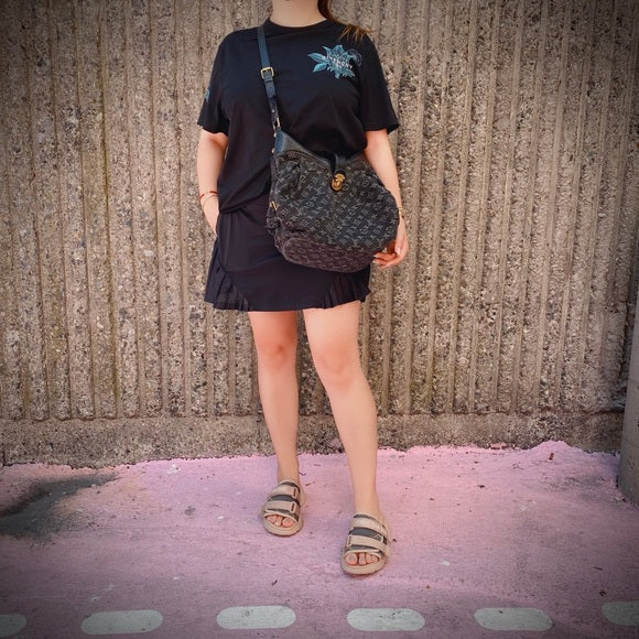 LOUIS VUITTON Denim Mahina XS Black