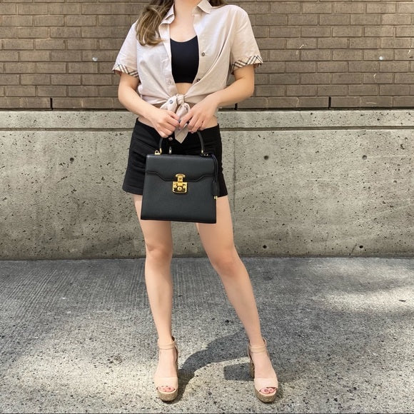 GUCCI lady lock two-way bag