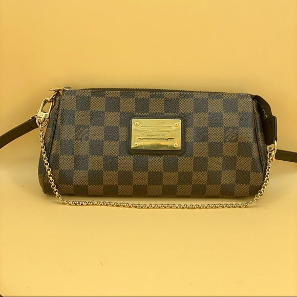 LOUIS VUITTON Damier Ebène Eva two-way bag