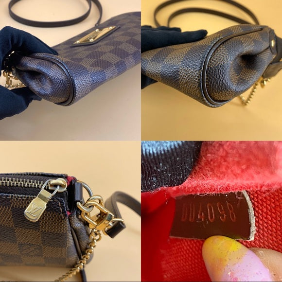 LOUIS VUITTON Damier Ebène Eva two-way bag