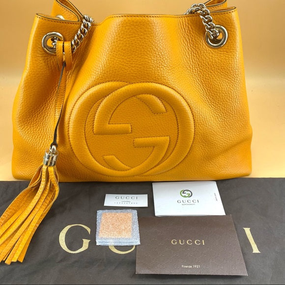 GUCCI Soho two-way leather bag
