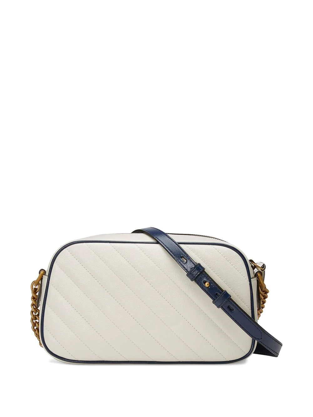 Gucci Small GG Marmont Shoulder Bag in White