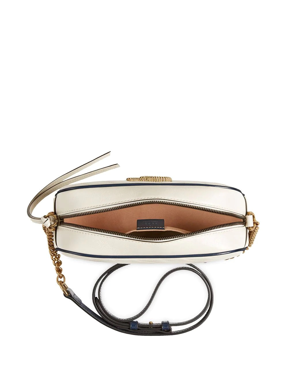 Gucci Small GG Marmont Shoulder Bag in White