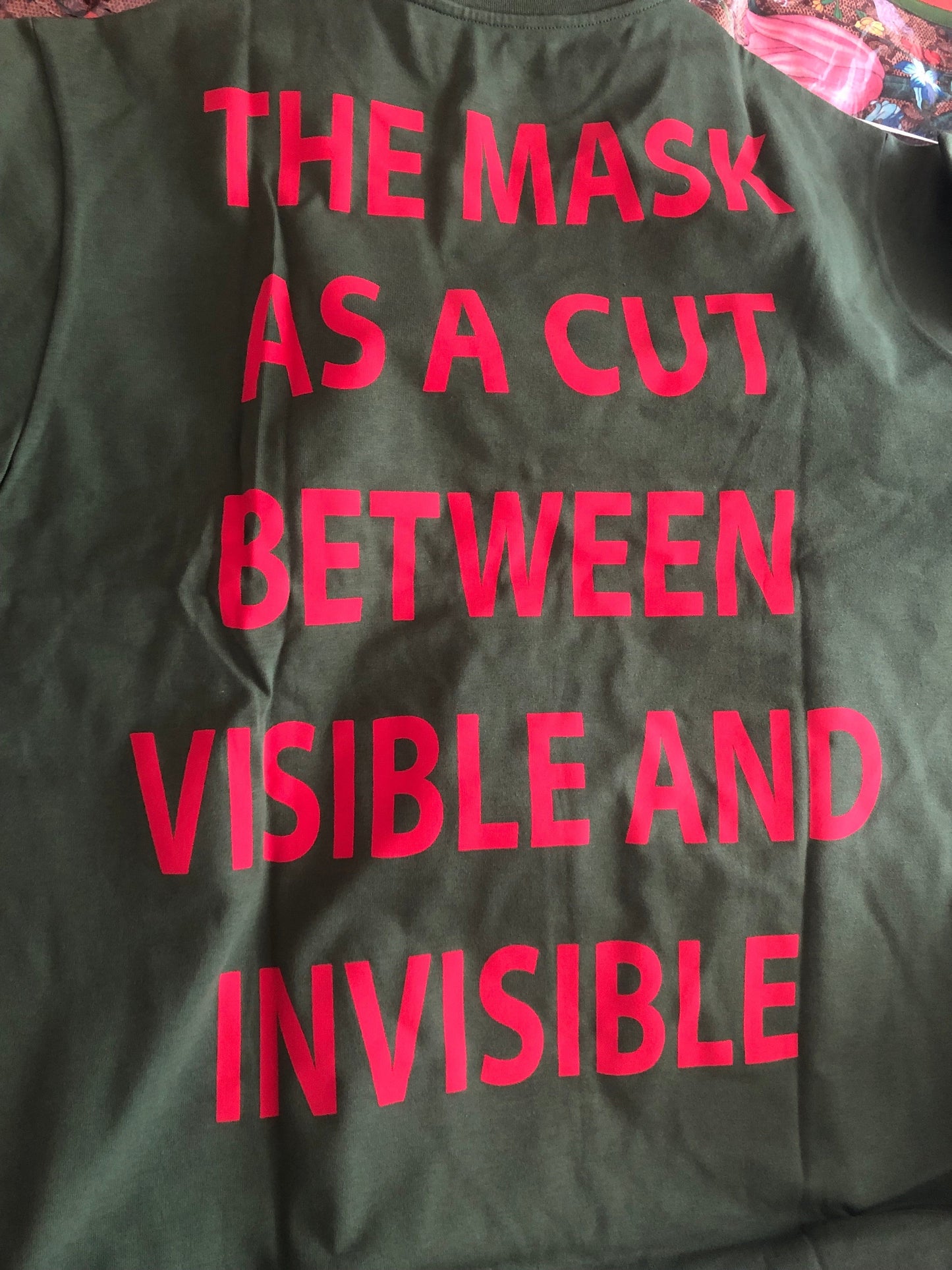 Gucci Oversized Jersey Mask Printed Cotton T-Shirt in Green