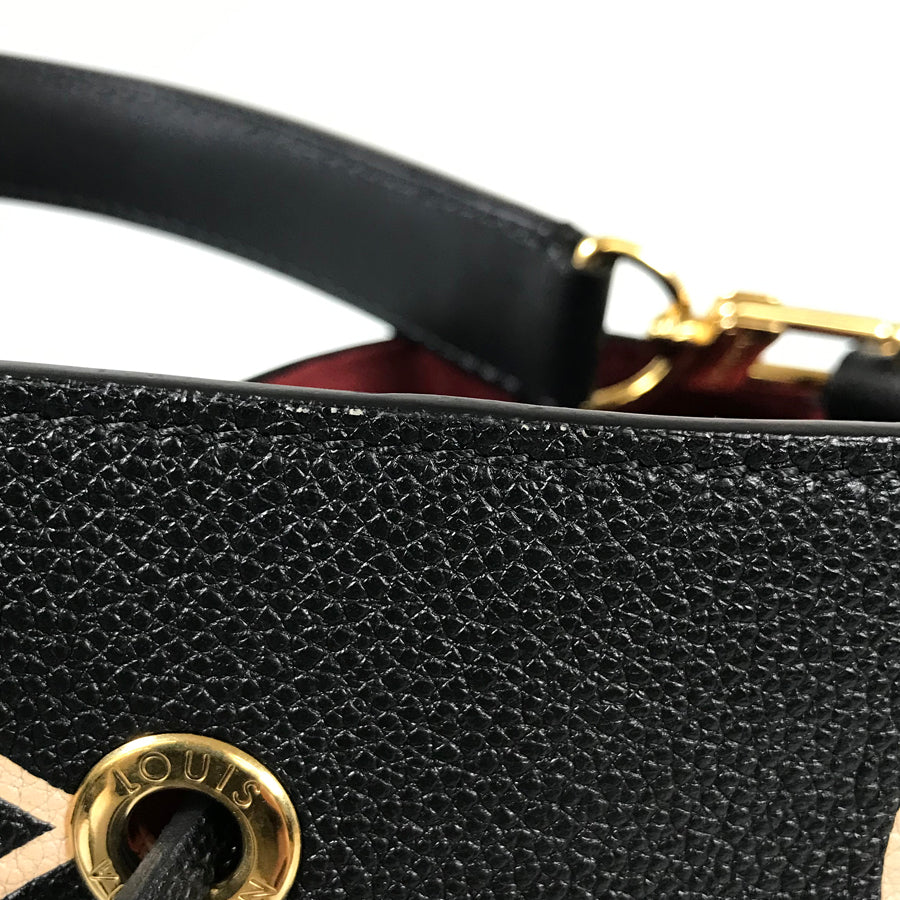 LOUIS VUITTON Bicolor Monogram Empreinte Neo Noe MM M45497 Hand bag
