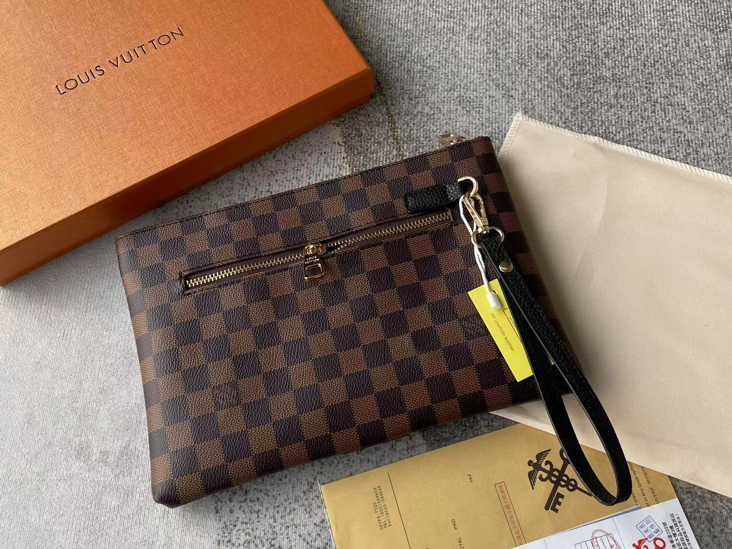 Louis vuitton handbag (wristlet   bag)
