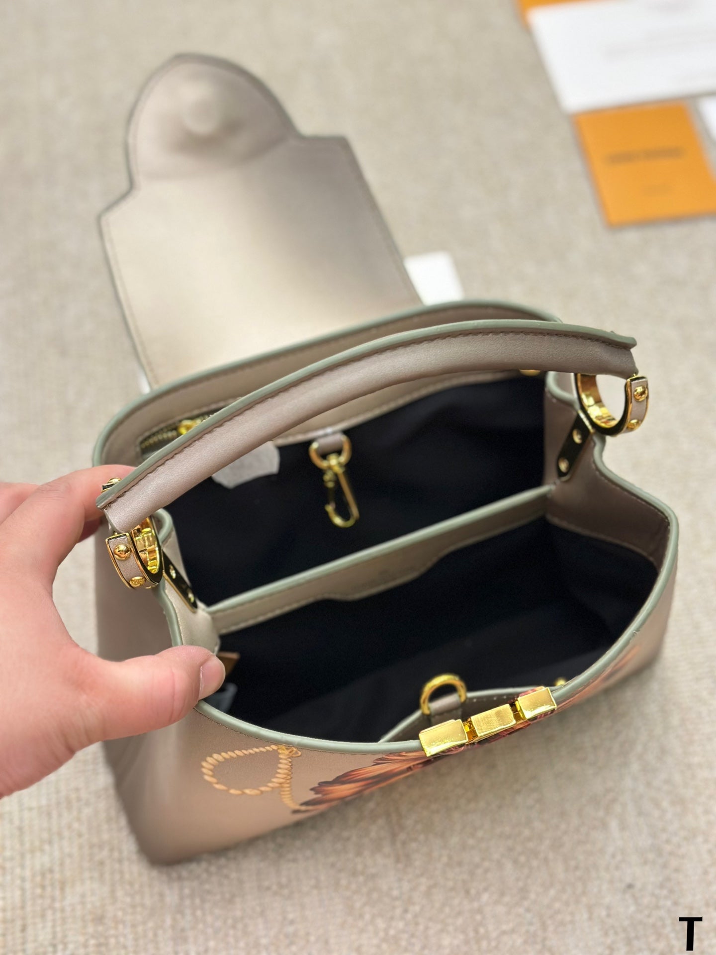 Louis Vuitton Capucines Handbag( 27cm snd 20cm)