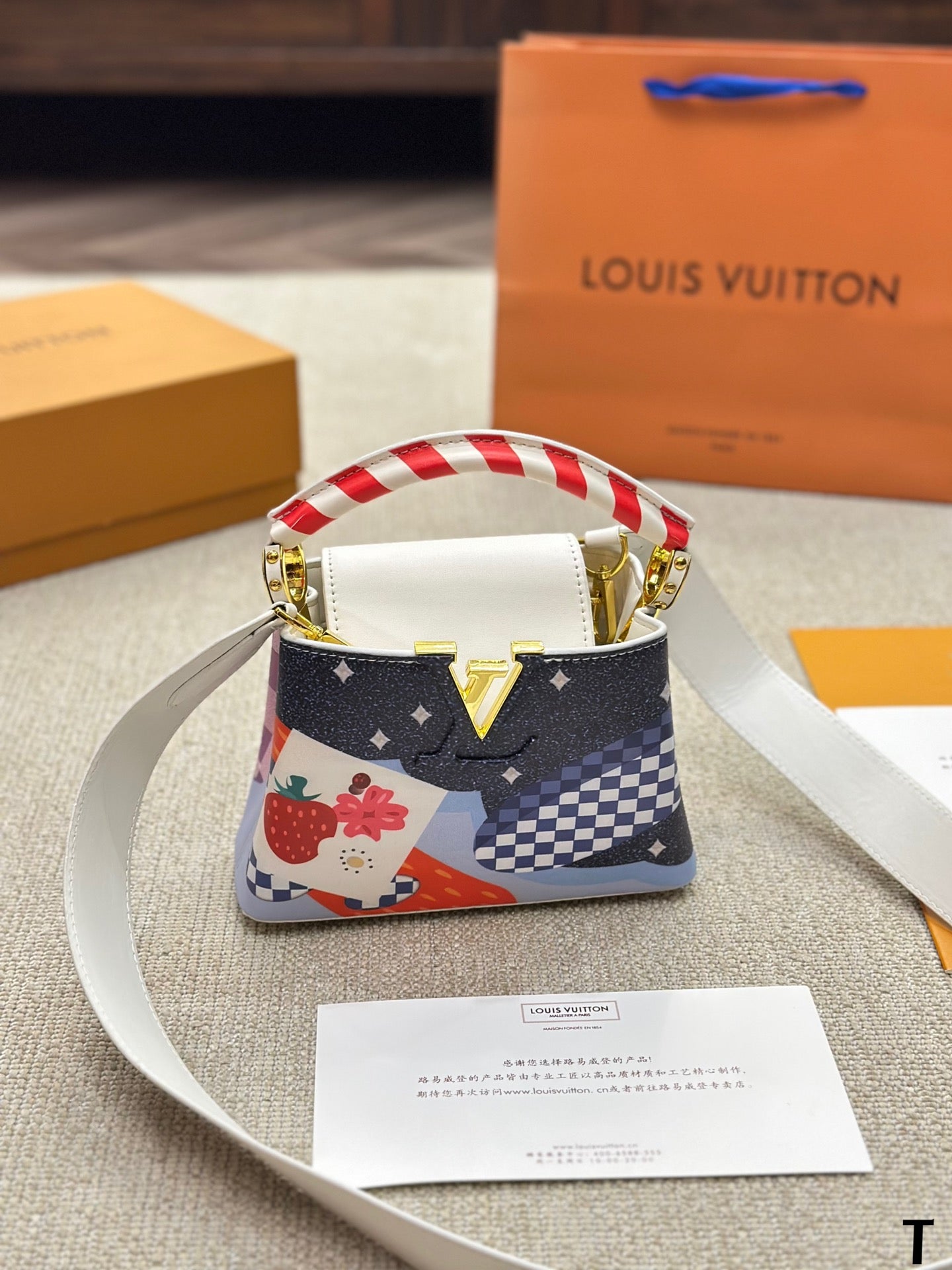 Louis Vuitton Capucines Handbag( 27cm snd 20cm)