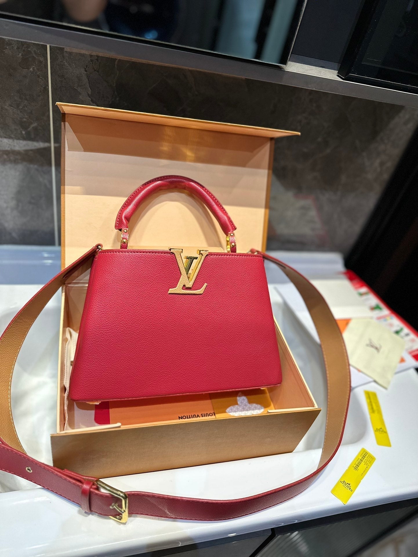 Louis Vuitton Capucines Handbag( 27cm)