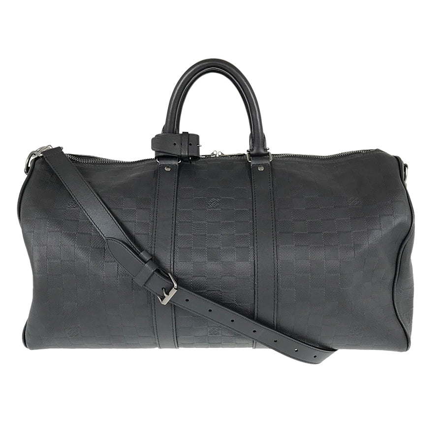 LOUIS VUITTON Damier Amphini Keepall Bandouliere 45 N41145 Boston bag