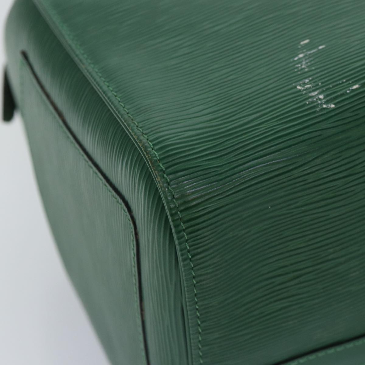 LOUIS VUITTON Epi Keepall 45 Boston Bag Green M42974 LV Auth mr397