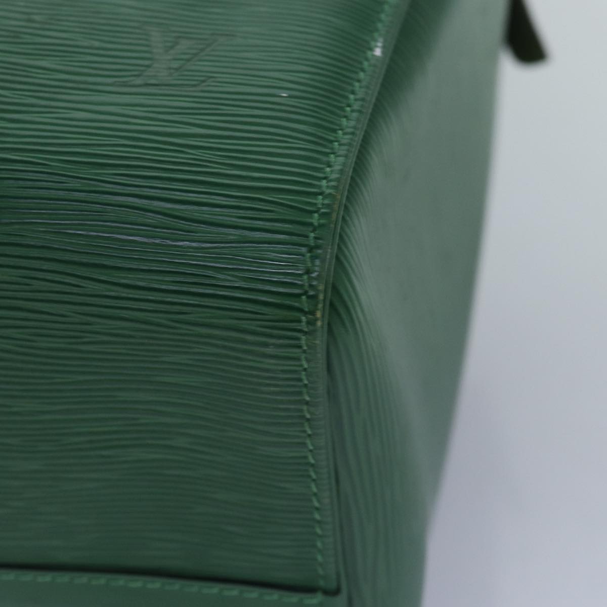 LOUIS VUITTON Epi Keepall 45 Boston Bag Green M42974 LV Auth mr397