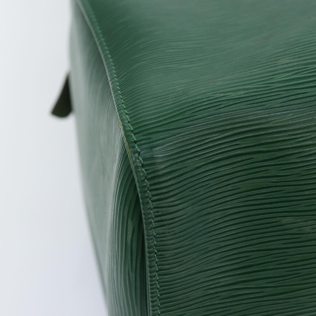 LOUIS VUITTON Epi Keepall 45 Boston Bag Green M42974 LV Auth mr397
