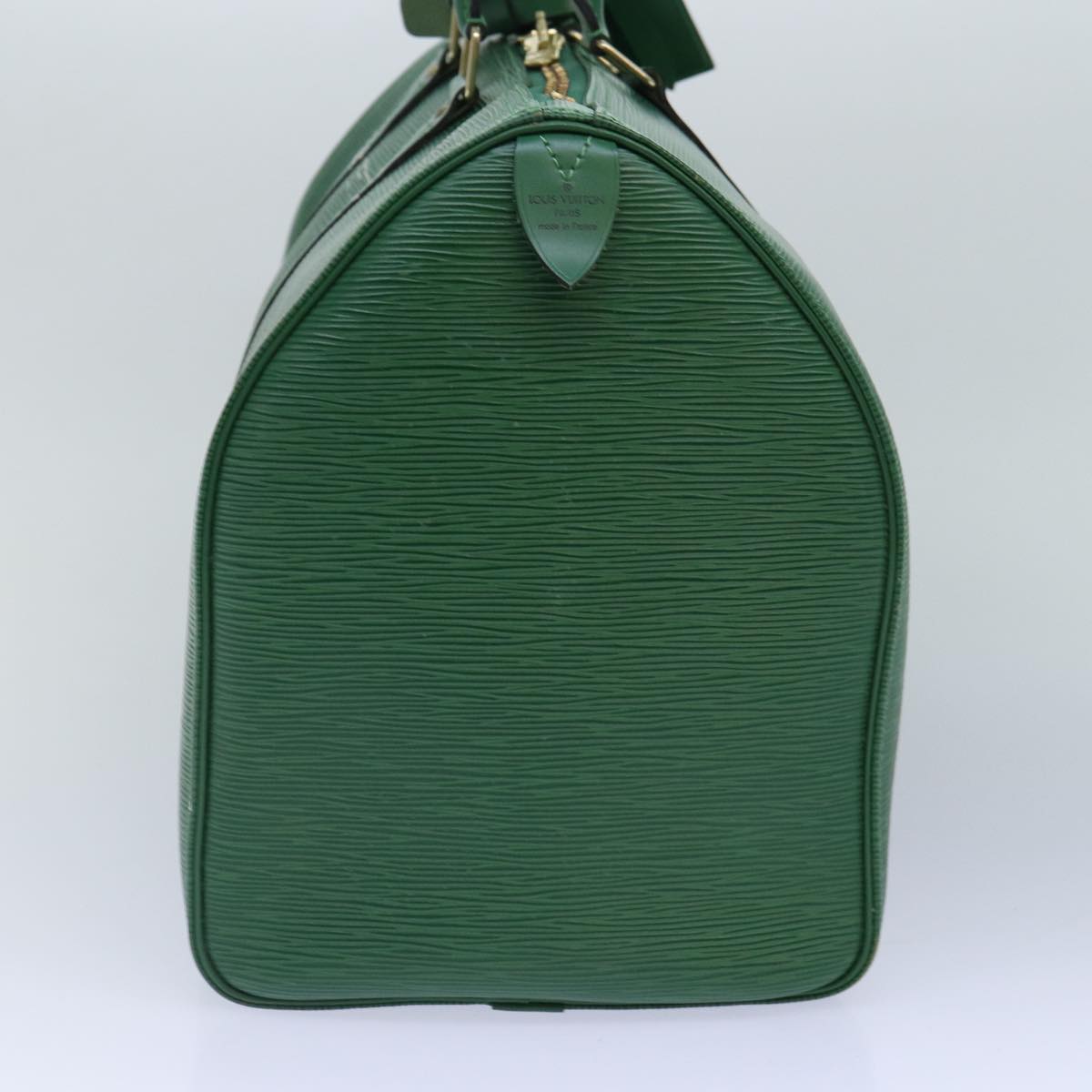 LOUIS VUITTON Epi Keepall 45 Boston Bag Green M42974 LV Auth mr397