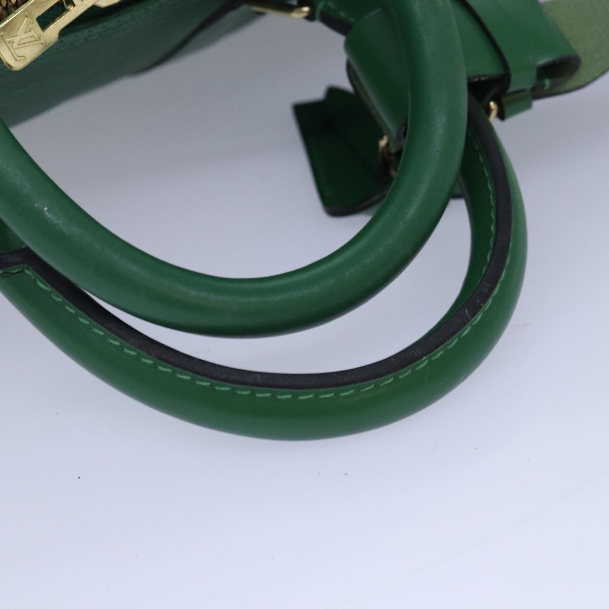 LOUIS VUITTON Epi Keepall 45 Boston Bag Green M42974 LV Auth mr397