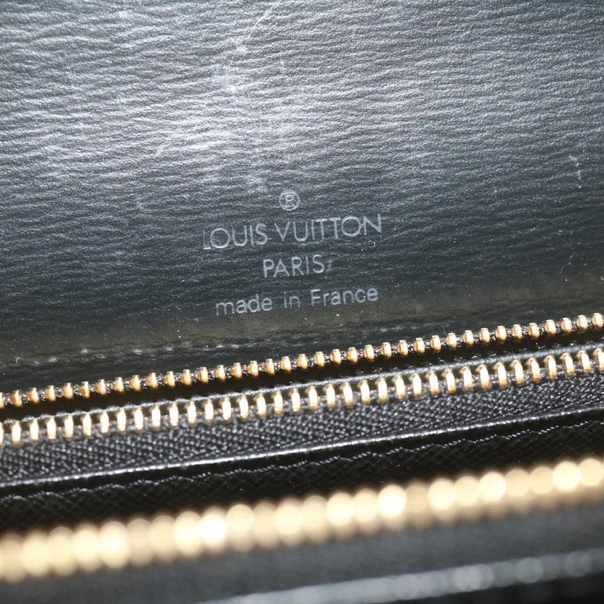 LOUIS VUITTON Epi Concorde Hand Bag Black M52132 LV Auth 35155