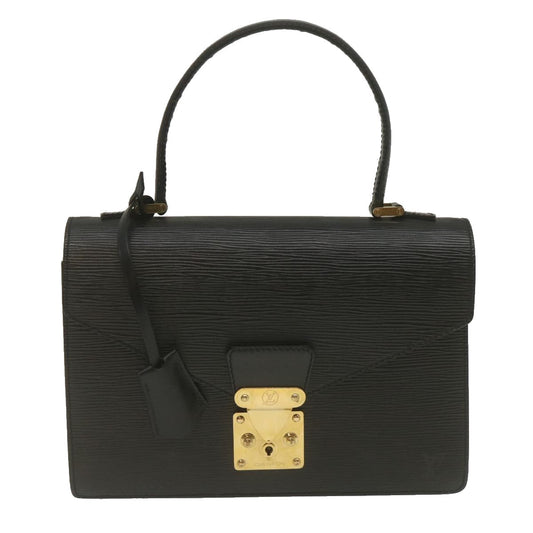 LOUIS VUITTON Epi Concorde Hand Bag Black M52132 LV Auth 35155