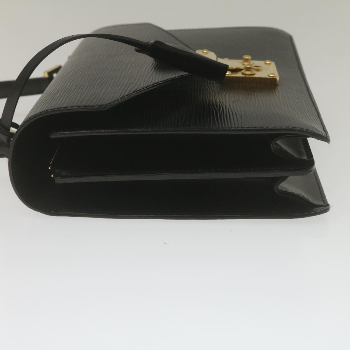 LOUIS VUITTON Epi Concorde Hand Bag Black M52132 LV Auth 35155
