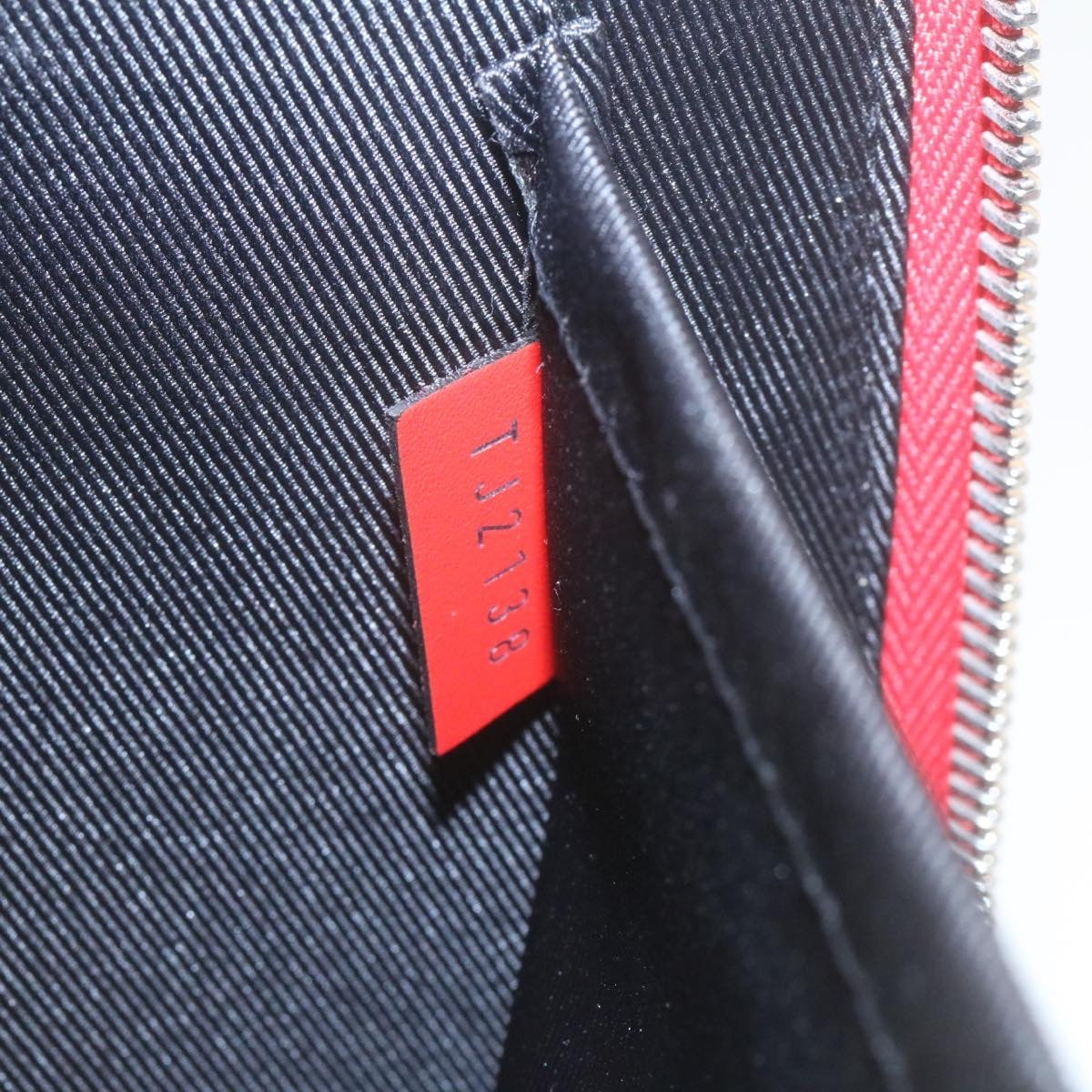 LOUIS VUITTON Epi Pochette Jules GM Clutch Bag Red M63232 LV Auth 34660A