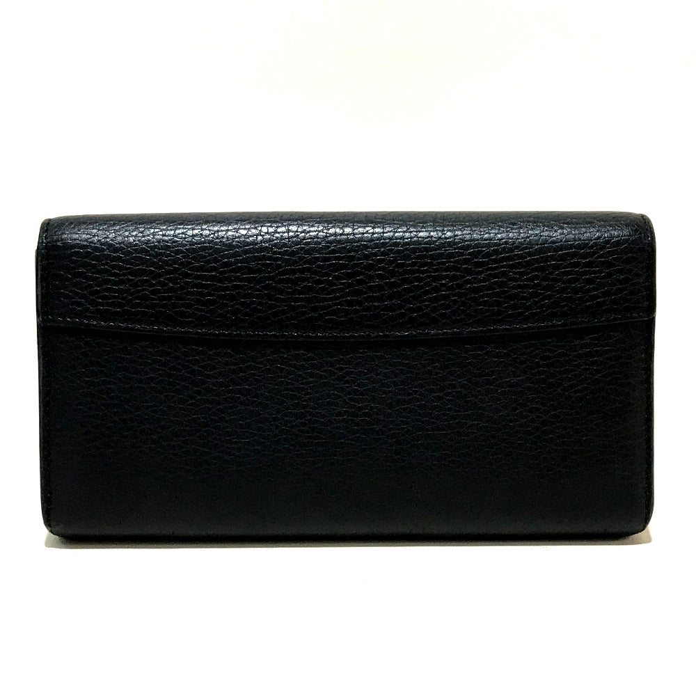 LOUIS VUITTON Folded wallet M62076 Taurillon Clemence Leather black Taurillon Clemence Portefeuille Capsine Women Used
