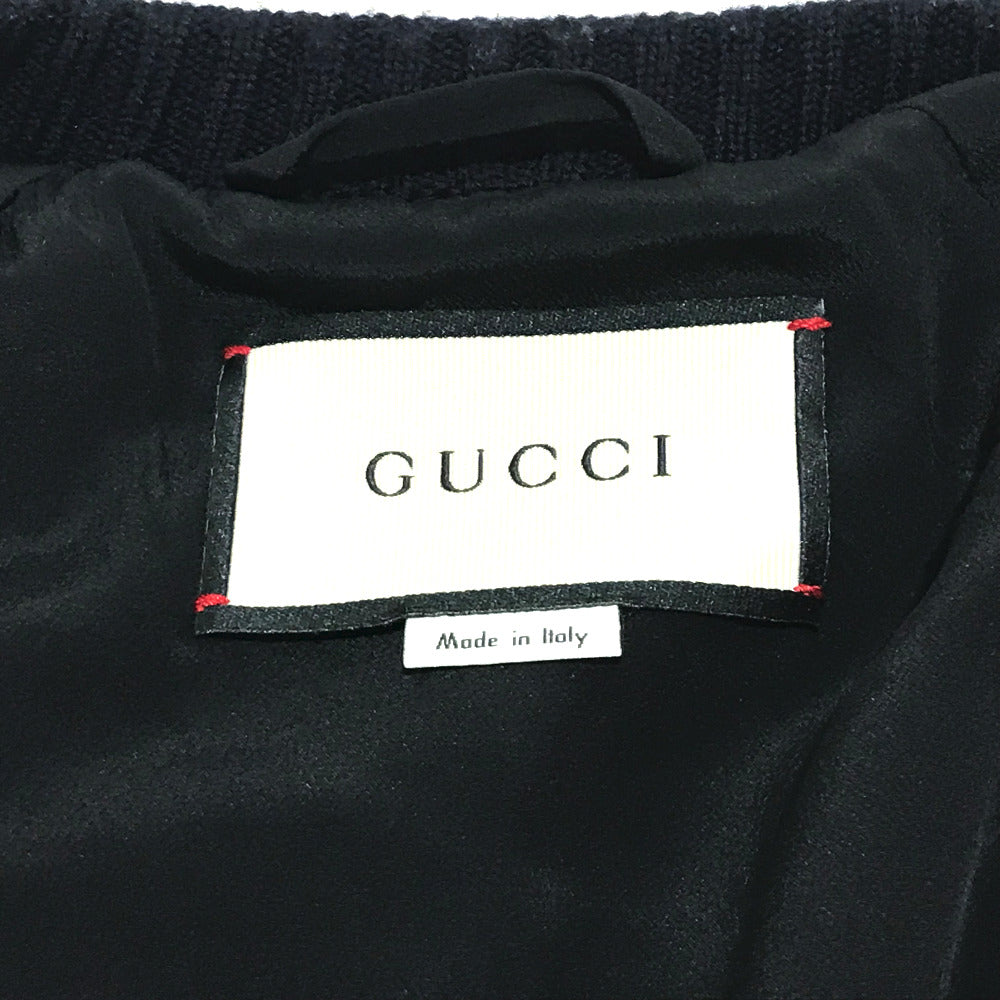 GUCCI Blouson 476247 Silk, Sequins White x Multicolor tiger print bomber jacket jacket outerwear 36