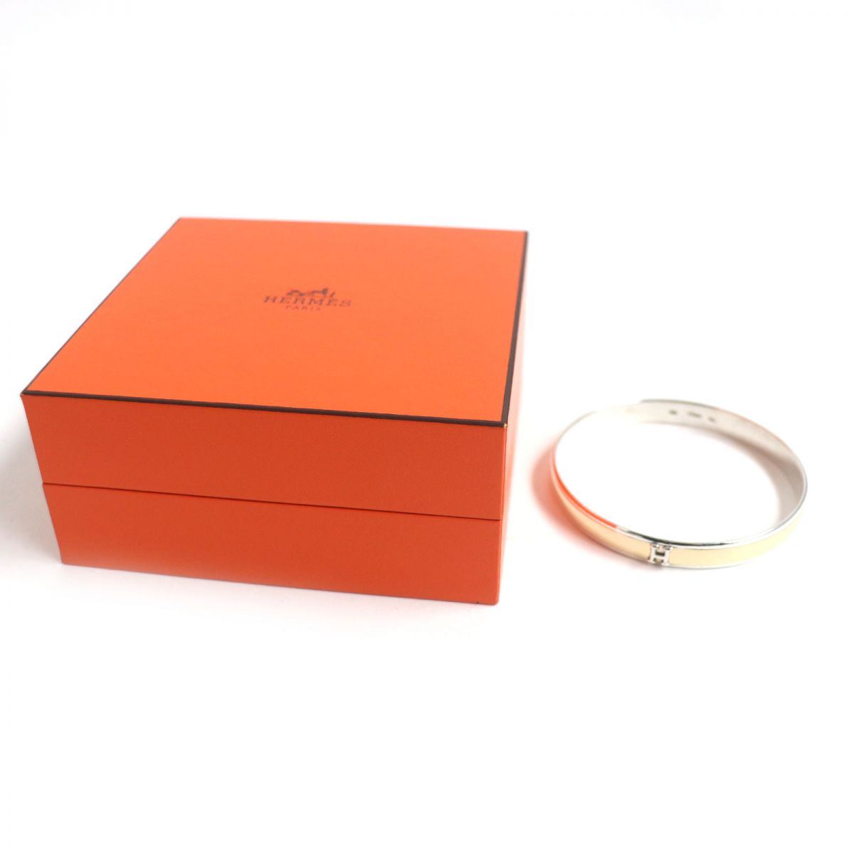 HERMES bracelet Main�F750 , Main�FSV925 Gold x Silver mens Used