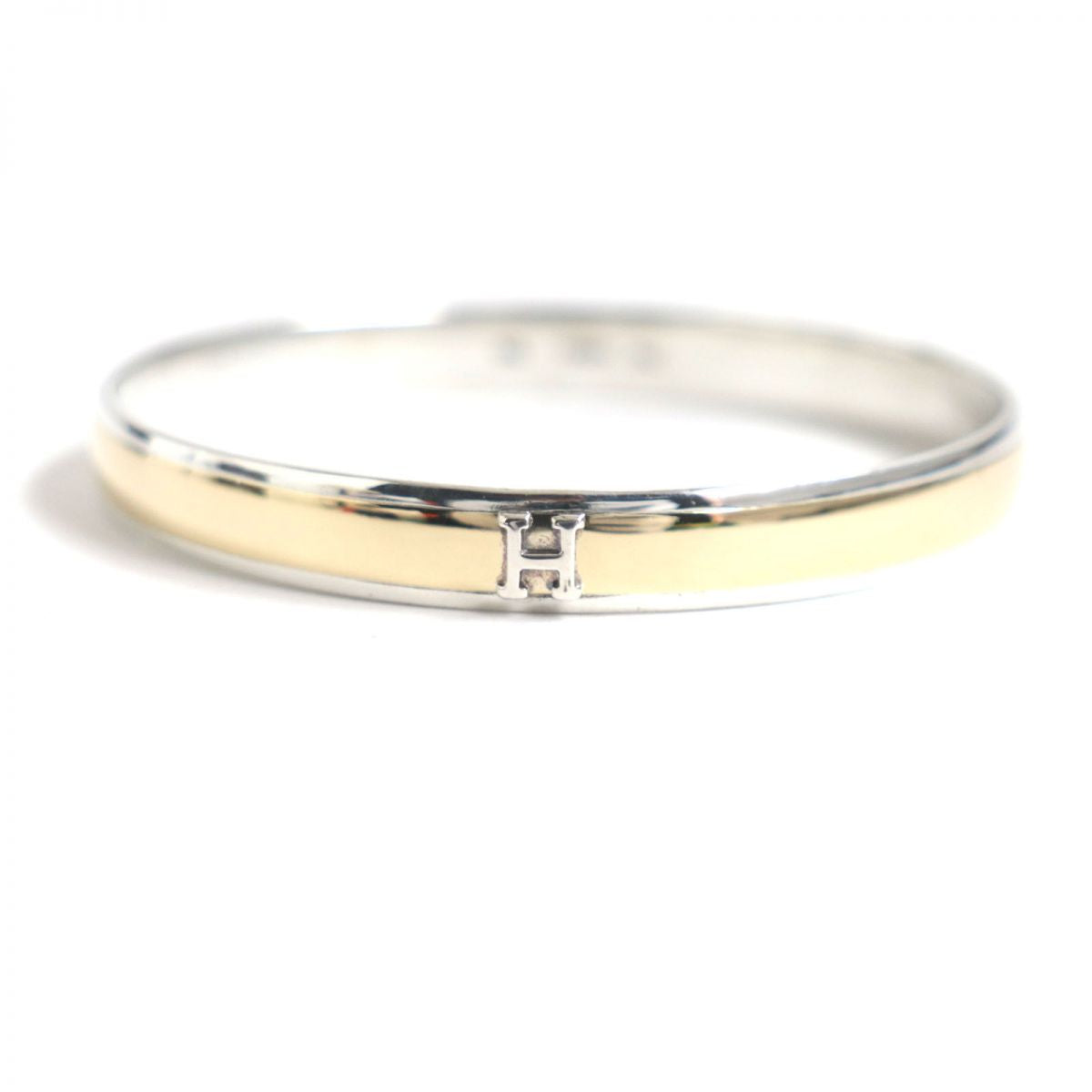 HERMES bracelet Main�F750 , Main�FSV925 Gold x Silver mens Used