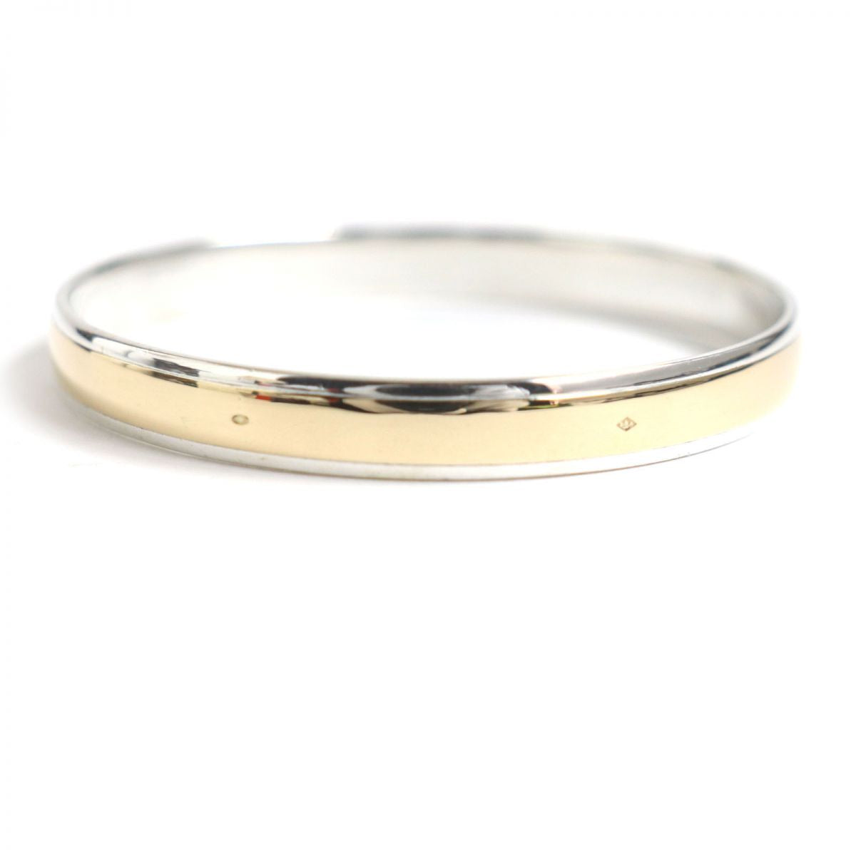 HERMES bracelet Main�F750 , Main�FSV925 Gold x Silver mens Used