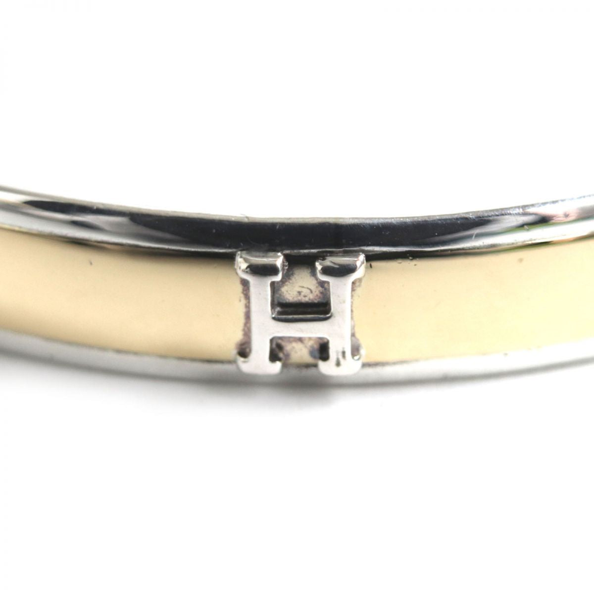 HERMES bracelet Main�F750 , Main�FSV925 Gold x Silver mens Used
