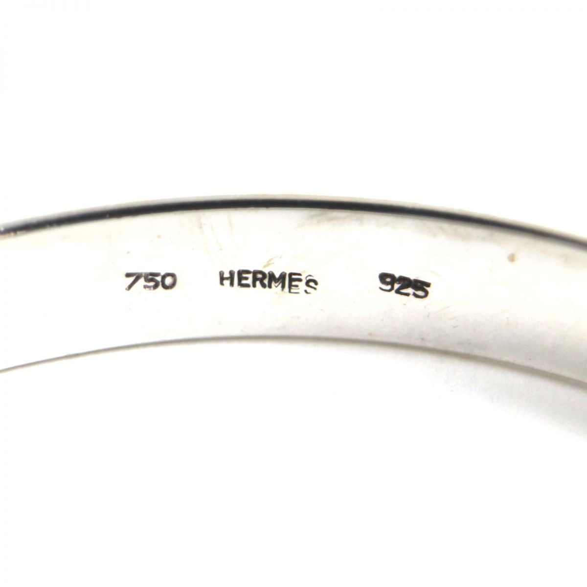 HERMES bracelet Main�F750 , Main�FSV925 Gold x Silver mens Used