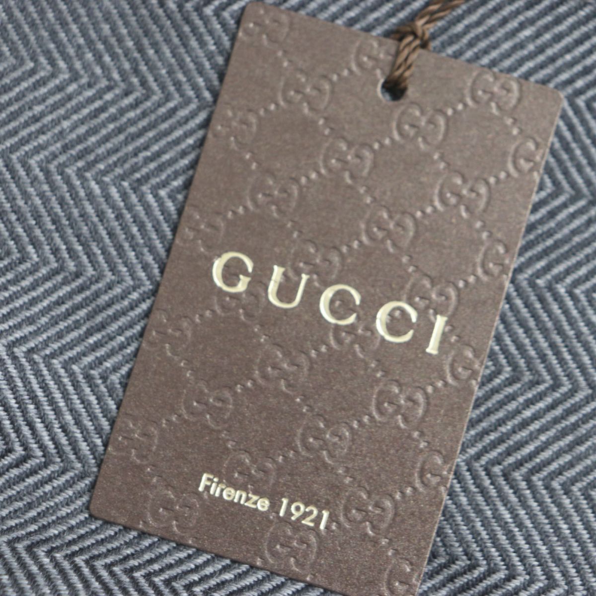 GUCCI Scarf Main: 100% wool gray mens Used