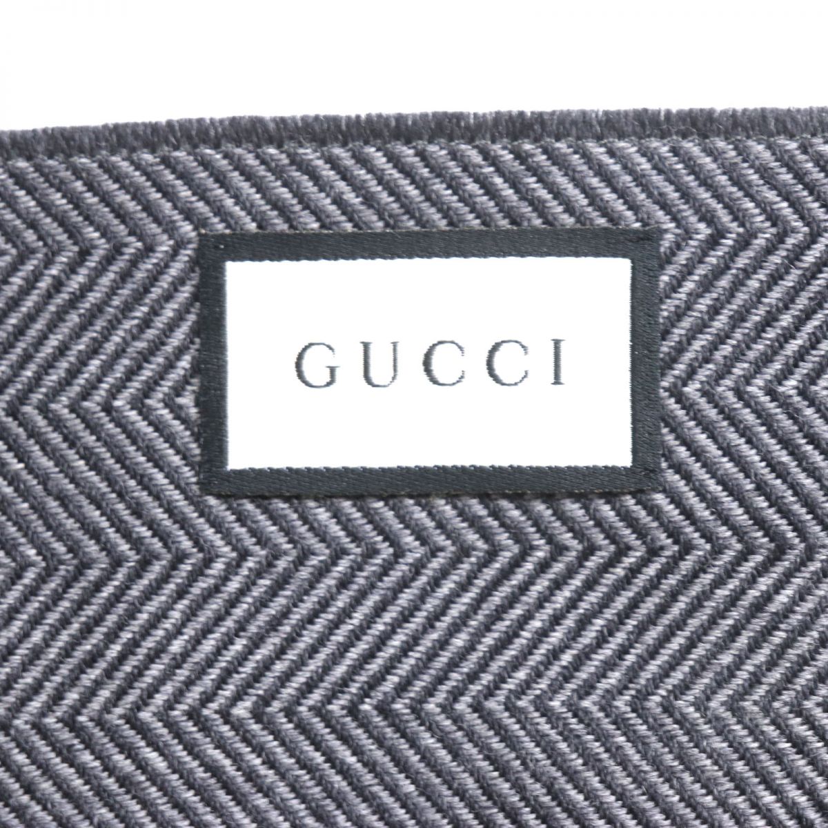 GUCCI Scarf Main: 100% wool gray mens Used