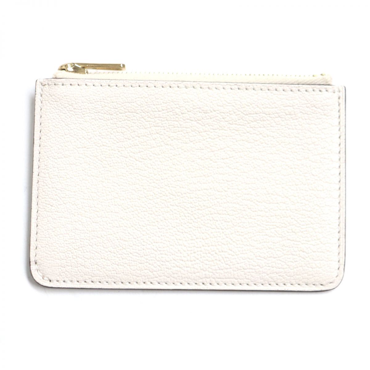 HERMES Bifold Wallet Main: Chevre Mysole Nata x Metal: Gold mens Used