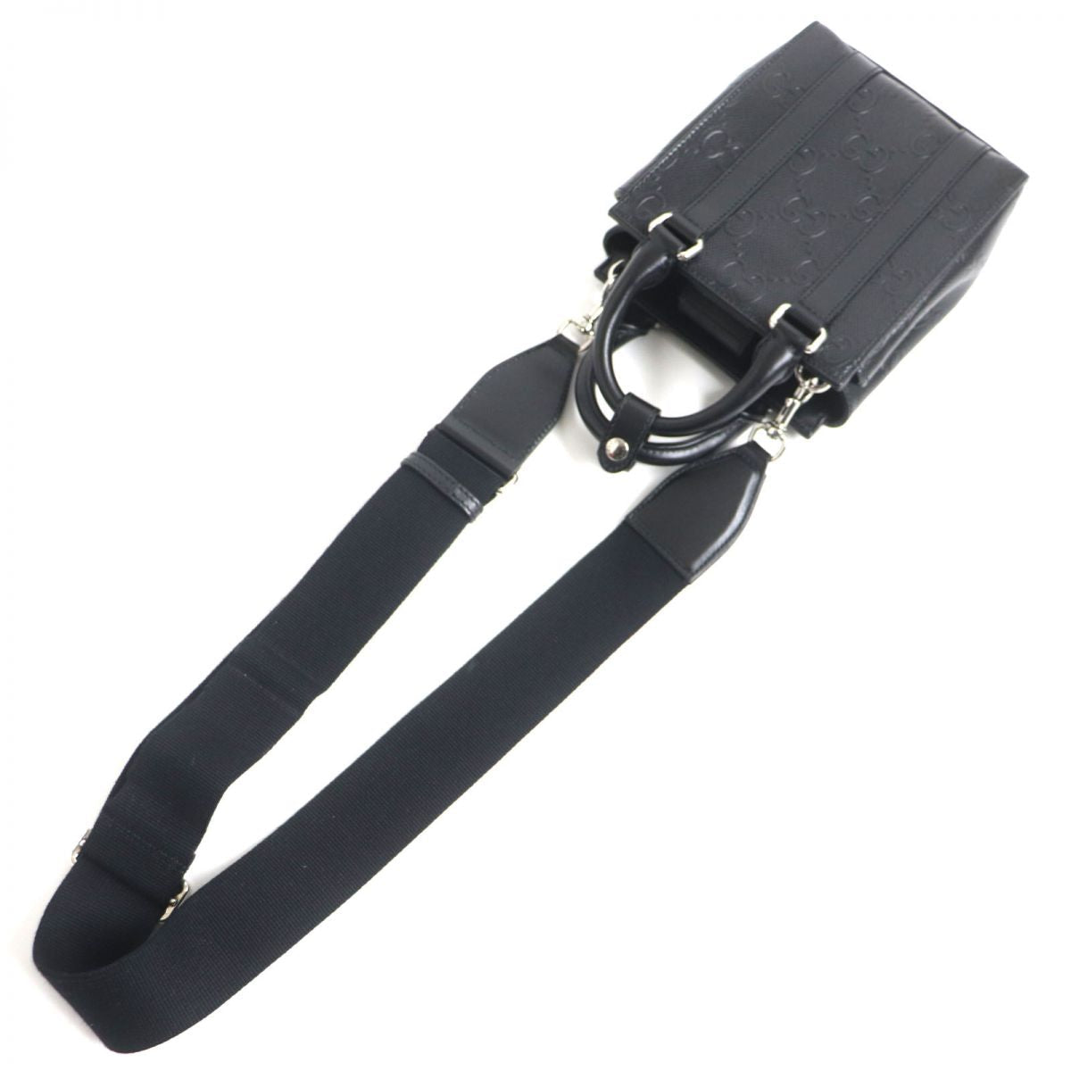 GUCCI Shoulder Bag Main: Leather black mens Used