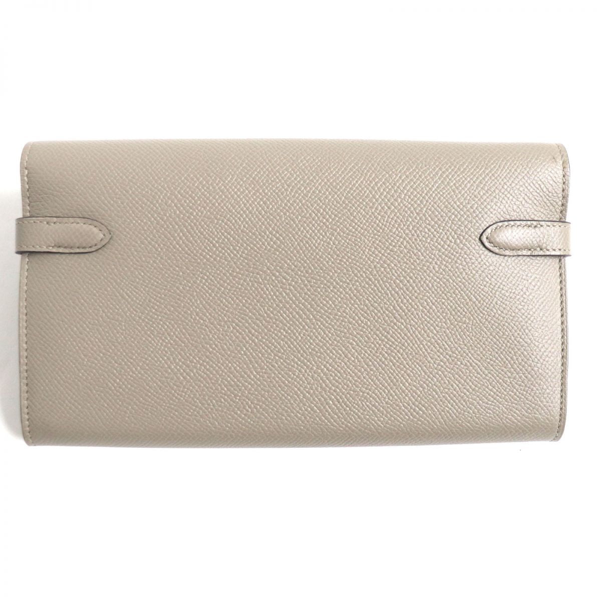 HERMES Long Wallet Purse Main�FEpsom beige mens Used