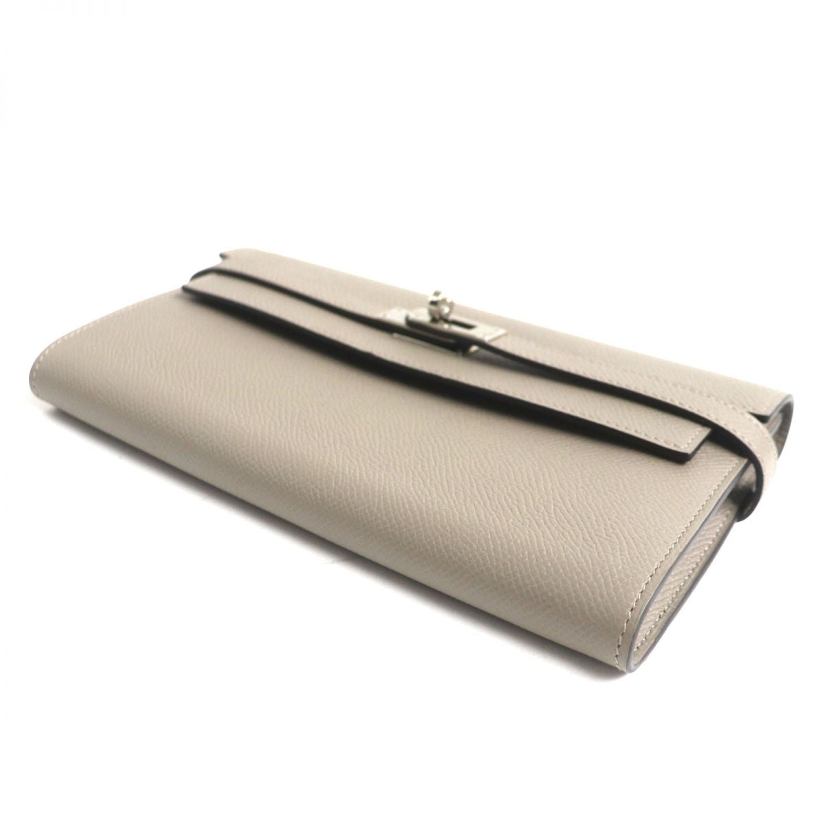 HERMES Long Wallet Purse Main�FEpsom beige mens Used