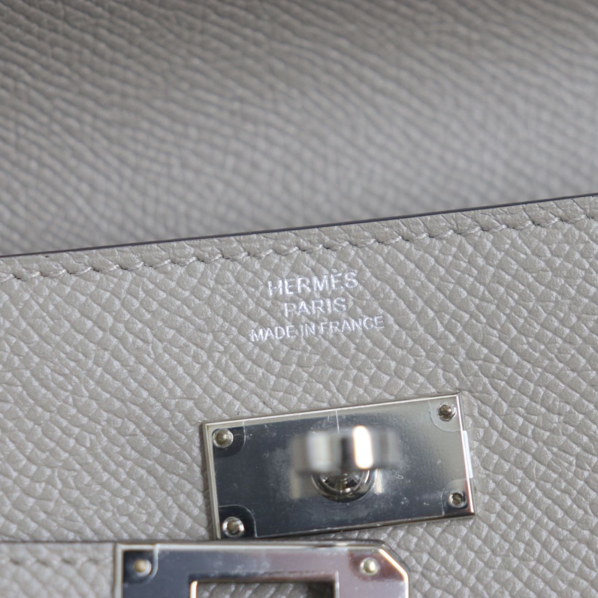 HERMES Long Wallet Purse Main�FEpsom beige mens Used