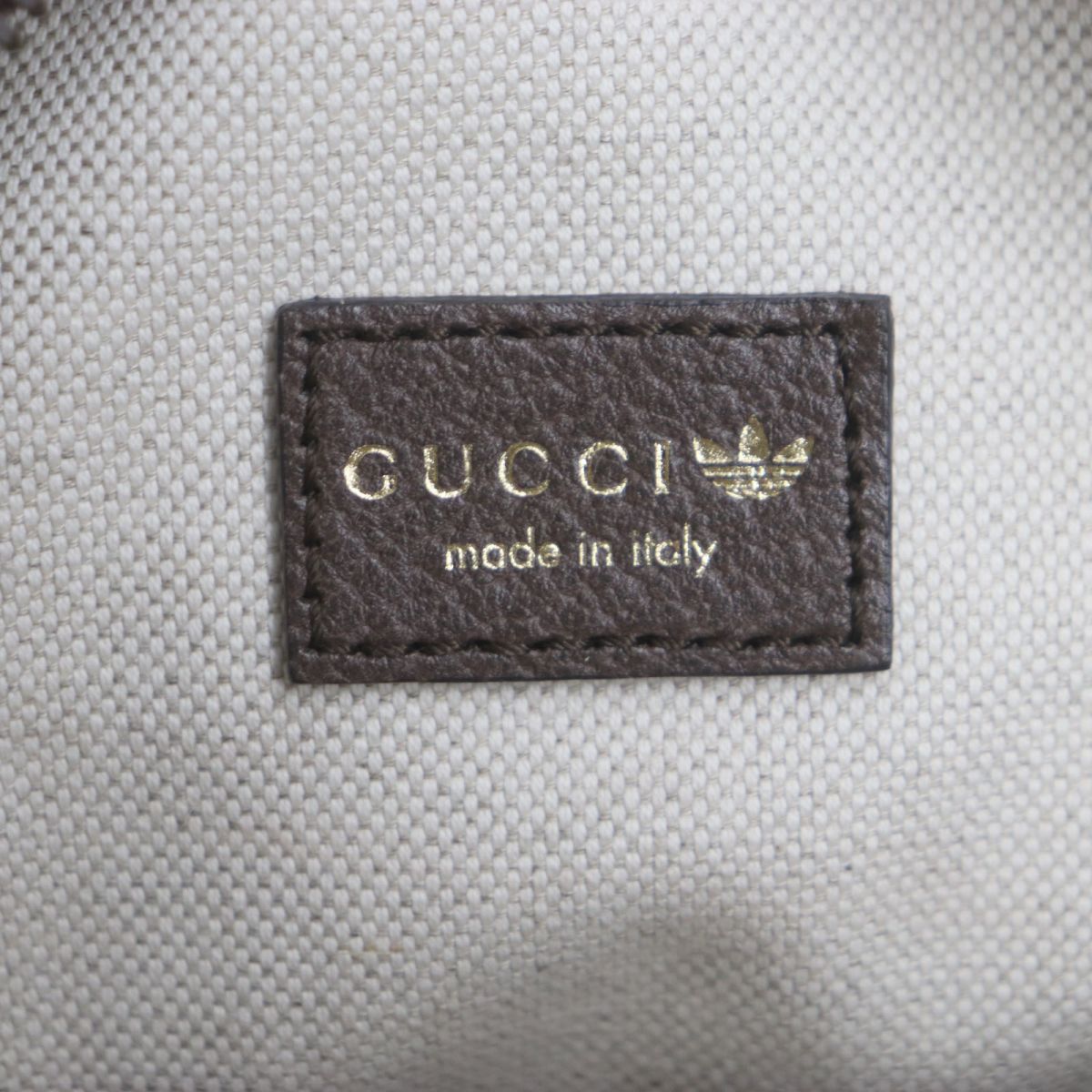 GUCCI Shoulder Bag GG crystal canvas multicolor Adidas x Gucci collaboration Ofidia