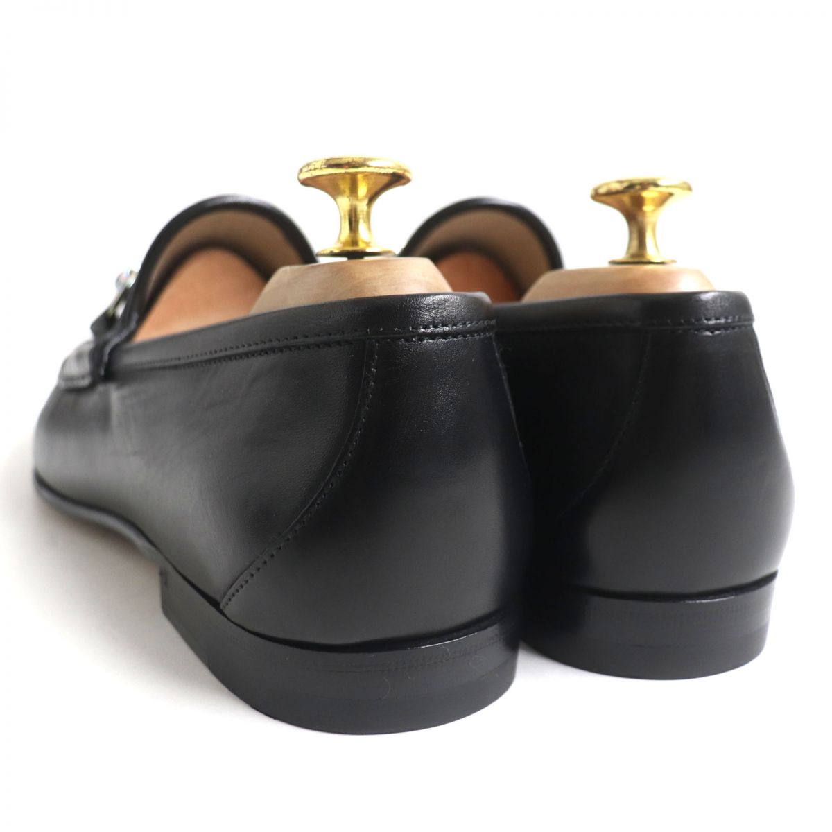 GUCCI loafers Main: Leather, Part: SV925 black mens 7 Used