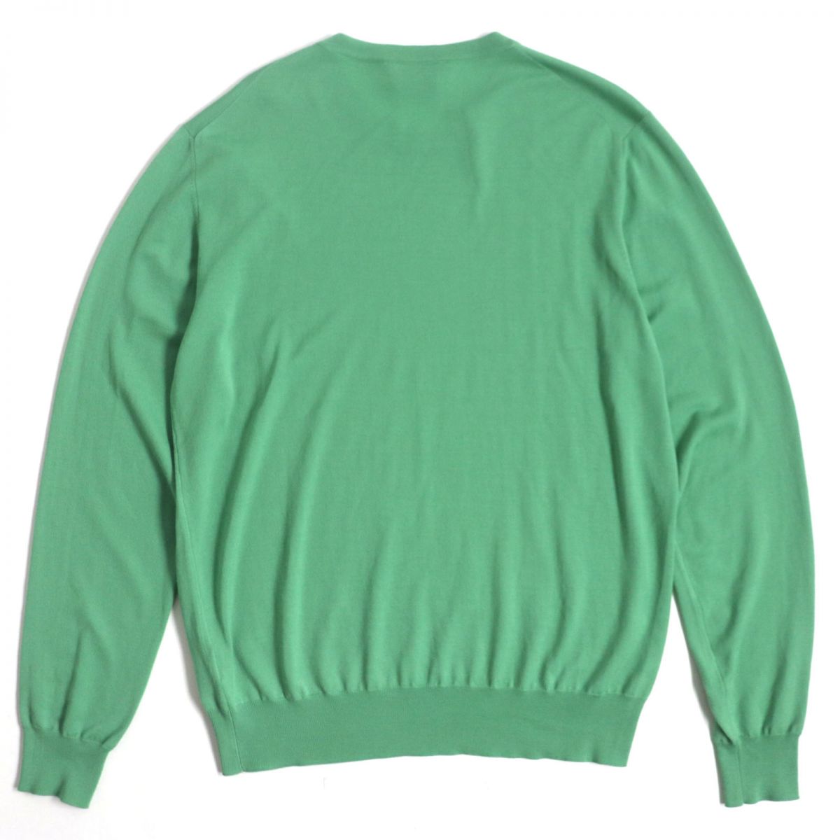 HERMES knit Main: 100% wool green mens L Used